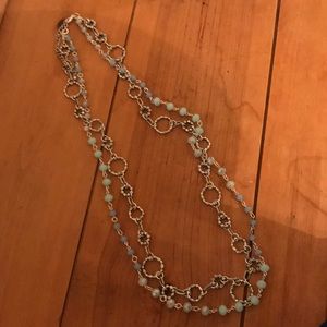 Premier Jewelry Blues/Silver necklace